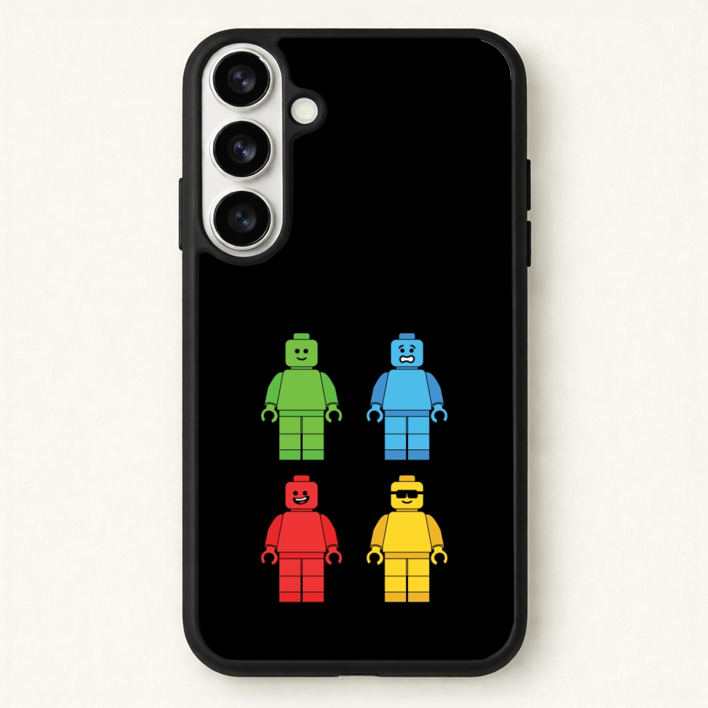 Bricks Figures Rainbow Phone Case for Galaxy S26