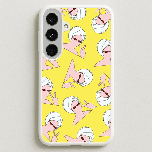 Peace Pattern Phone Case for Galaxy S25FE