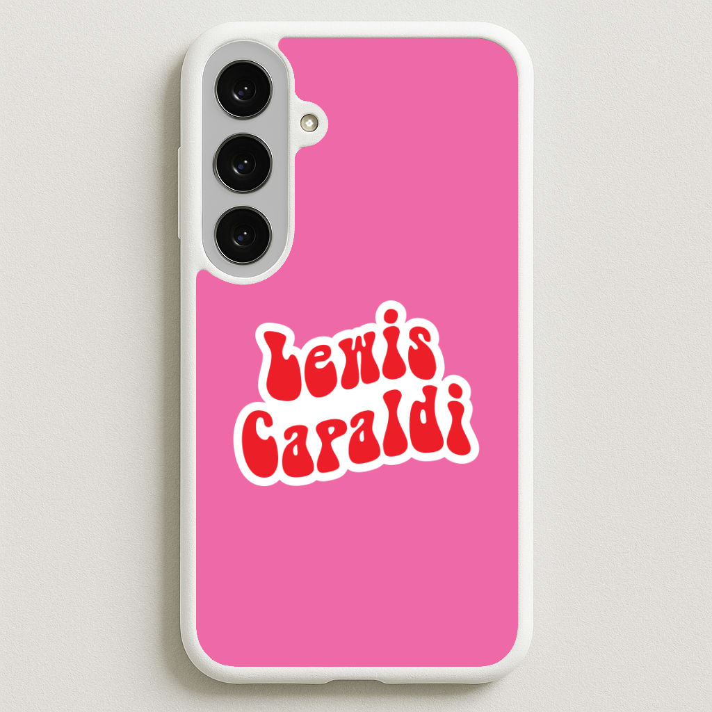 Red Name Phone Case for Galaxy S25FE