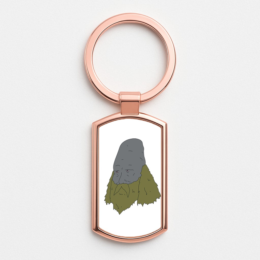 Donny Face Rose Gold Keyring