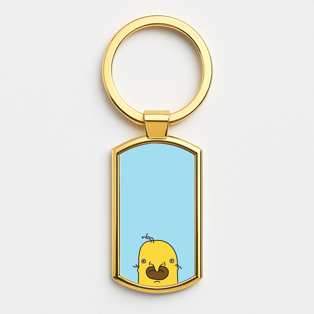Bumble Brutus Gold Keyring