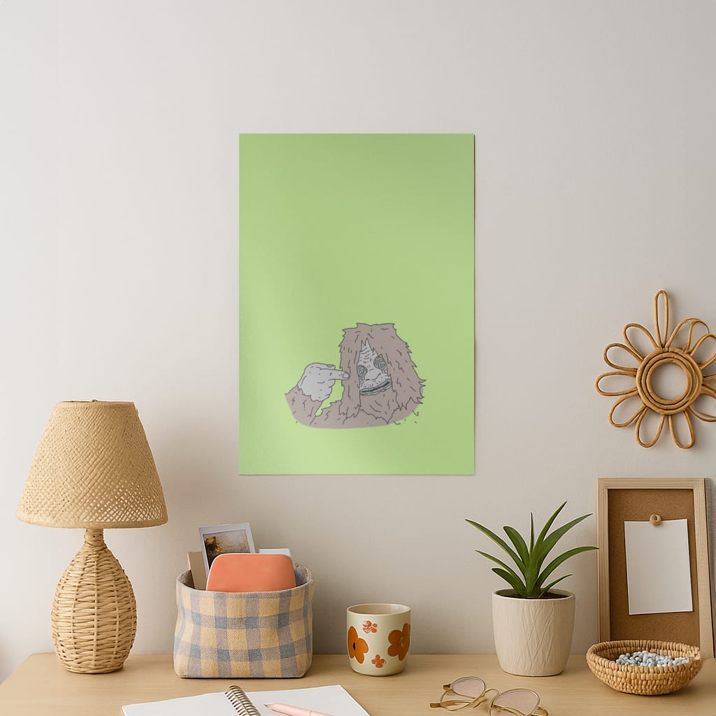 Johnno - Big Lez Art Print