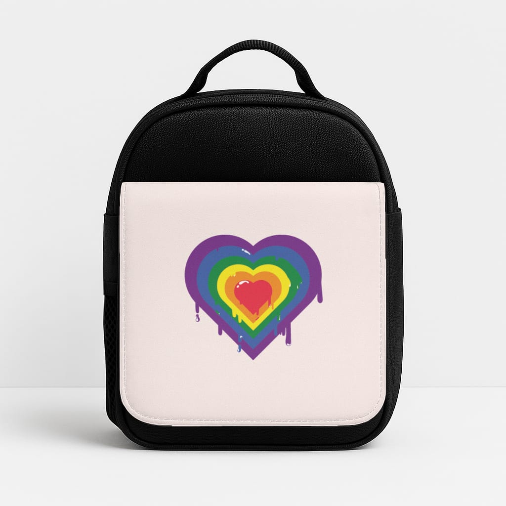 Dripped heart - Pride Insulated Lunchbox