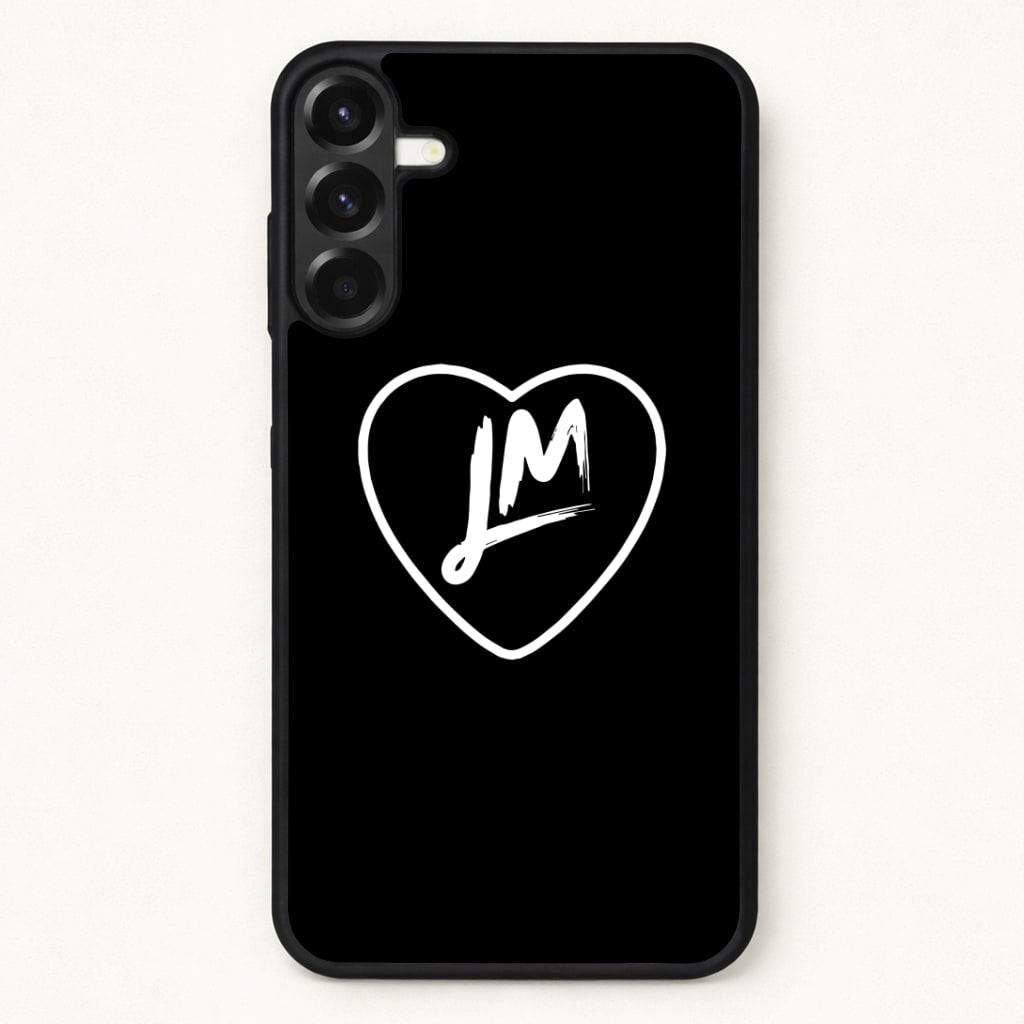 Little Mix Heart Phone Case - Black for Galaxy A17