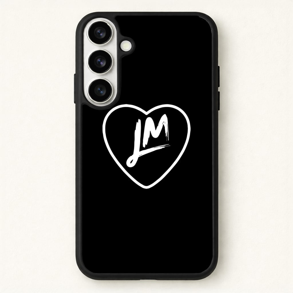 Little Mix Heart Phone Case - Black for Galaxy S26