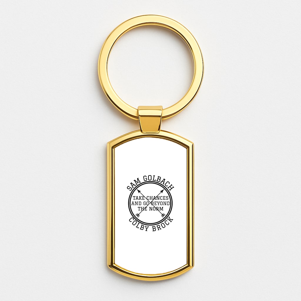 S & C Gold Keyring