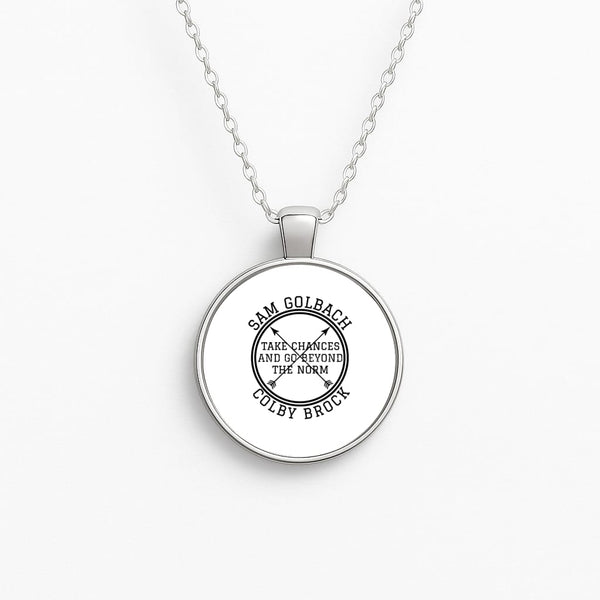 S & C Circle Necklace
