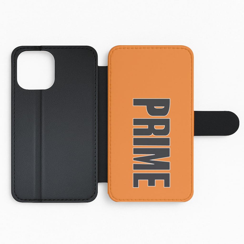 Prime - Orange Flip Phone Case