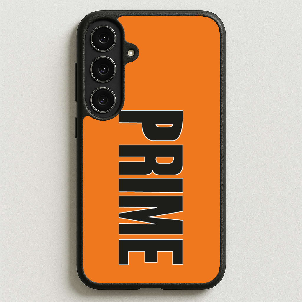 Prime - Orange Phone Case for Galaxy S25FE