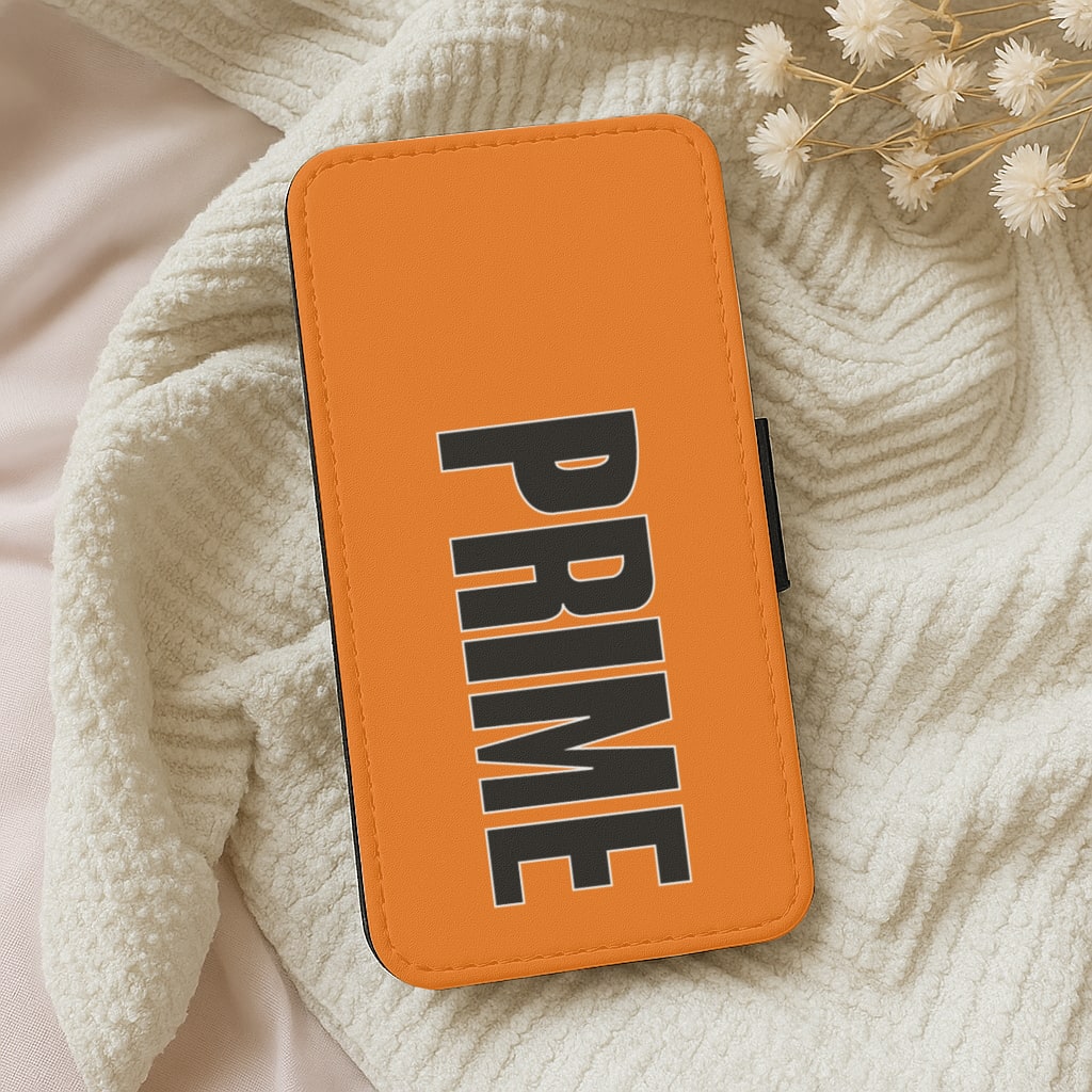 Prime - Orange Wallet Phone Case