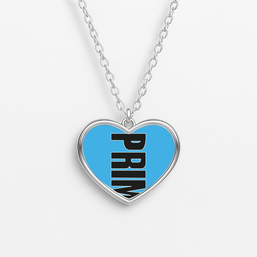 Prime - Blue Heart Necklace