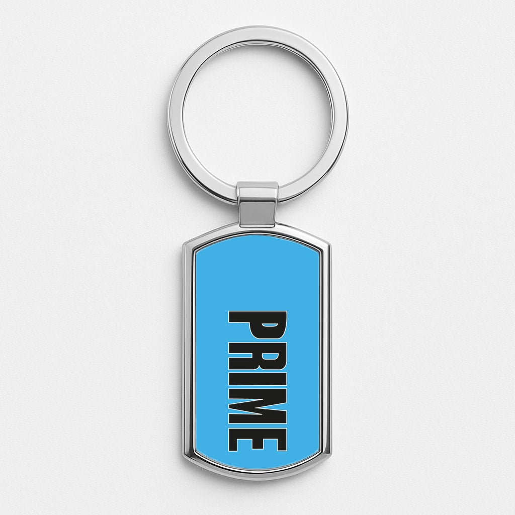Prime - Blue Silver Keyring