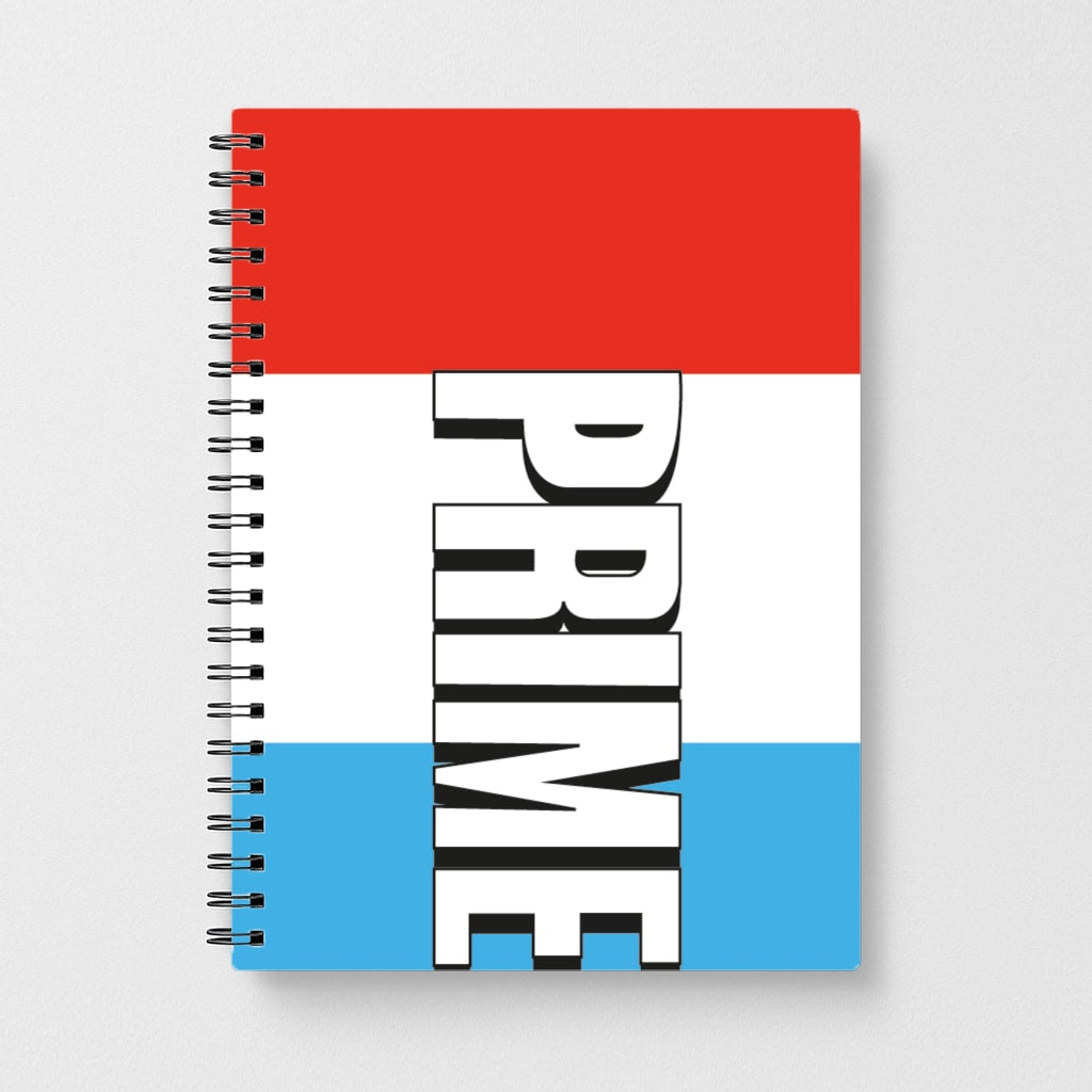 Prime - White And Red Notebook
