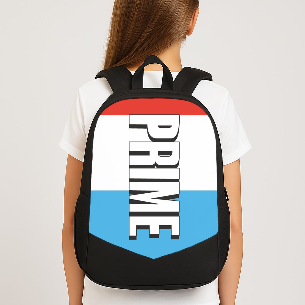 Prime - White And Red Backpack