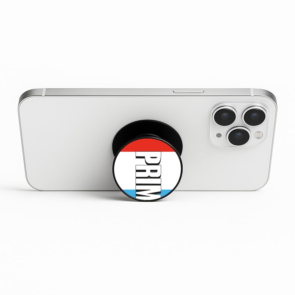 Prime - White And Red Phone Stand