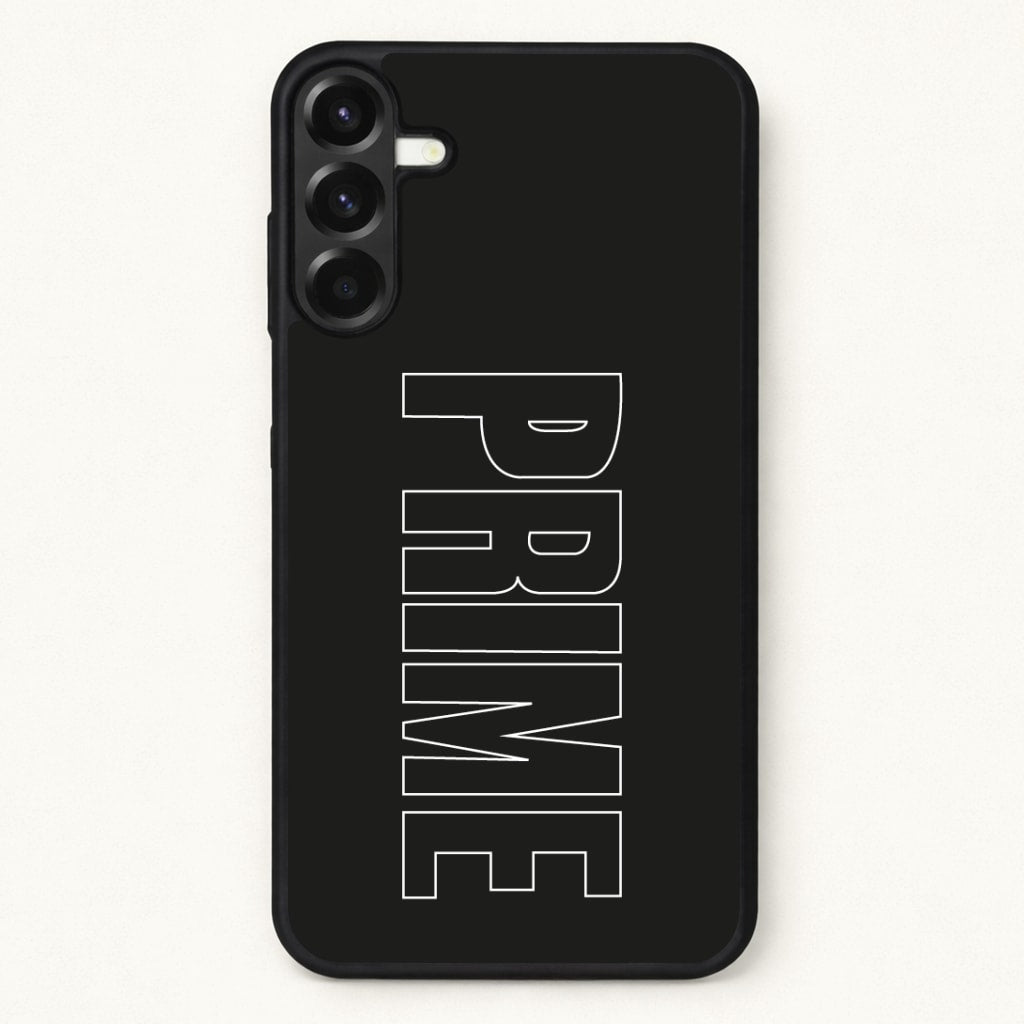 Prime - Black Phone Case for Galaxy A17