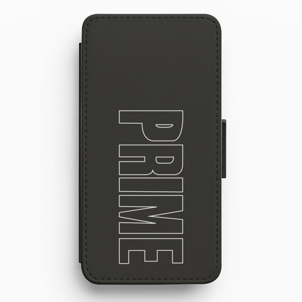 Prime - Black Flip / Wallet Phone Case
