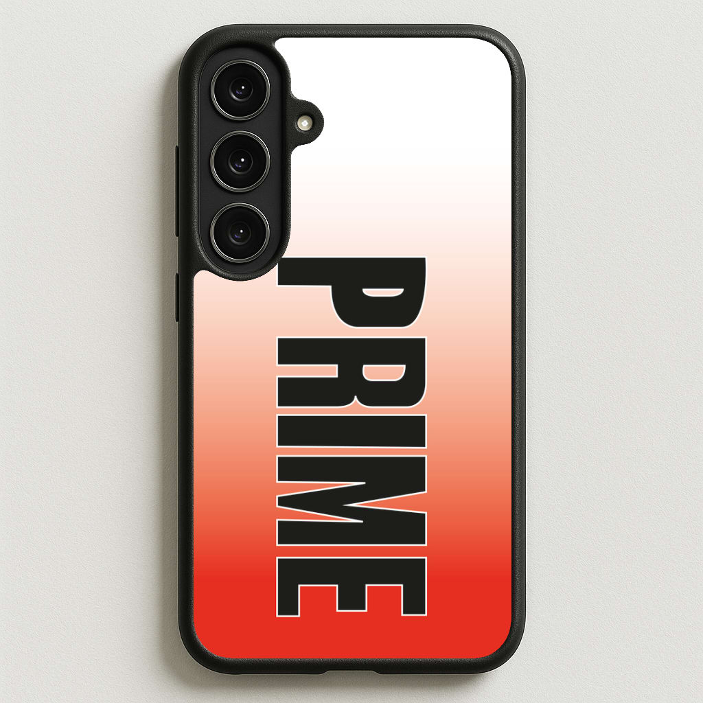 Prime - Red Gradient Phone Case for Galaxy S25FE