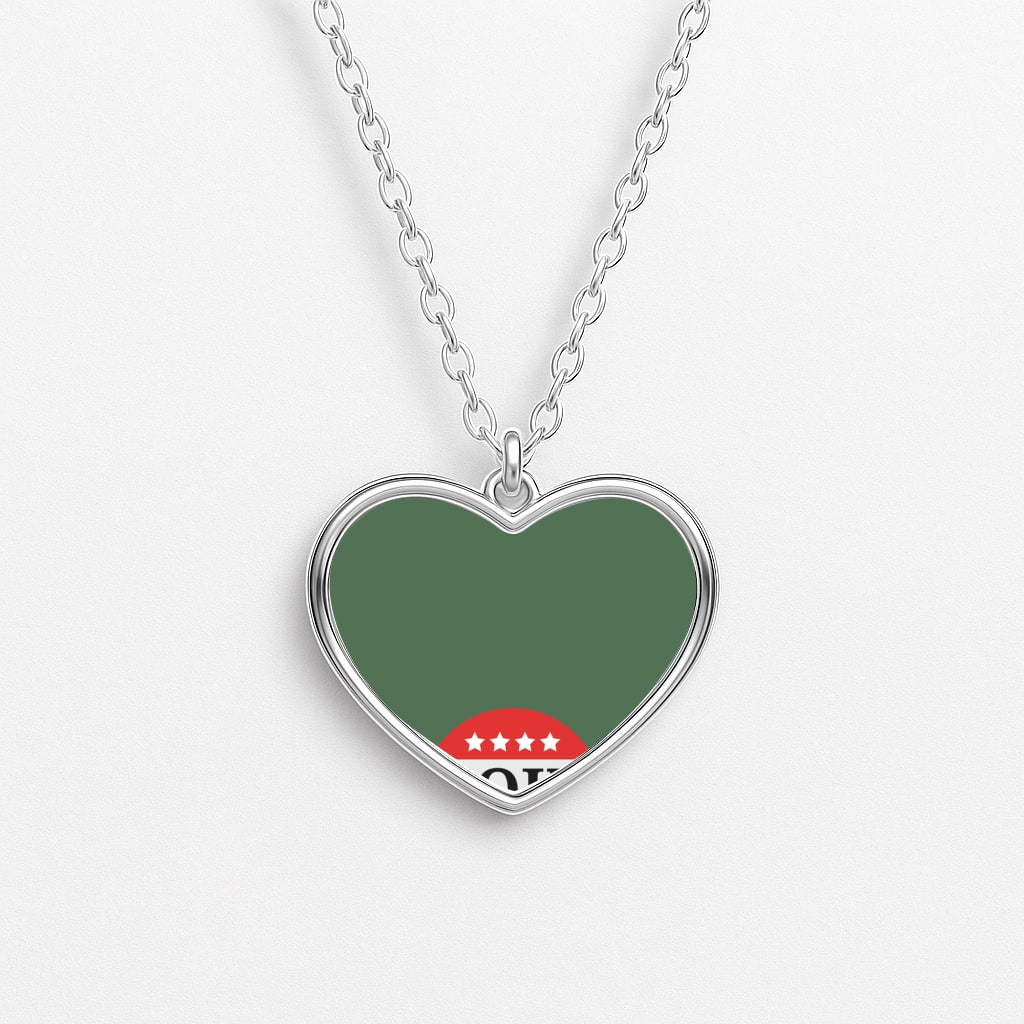 Loki For President Heart Necklace