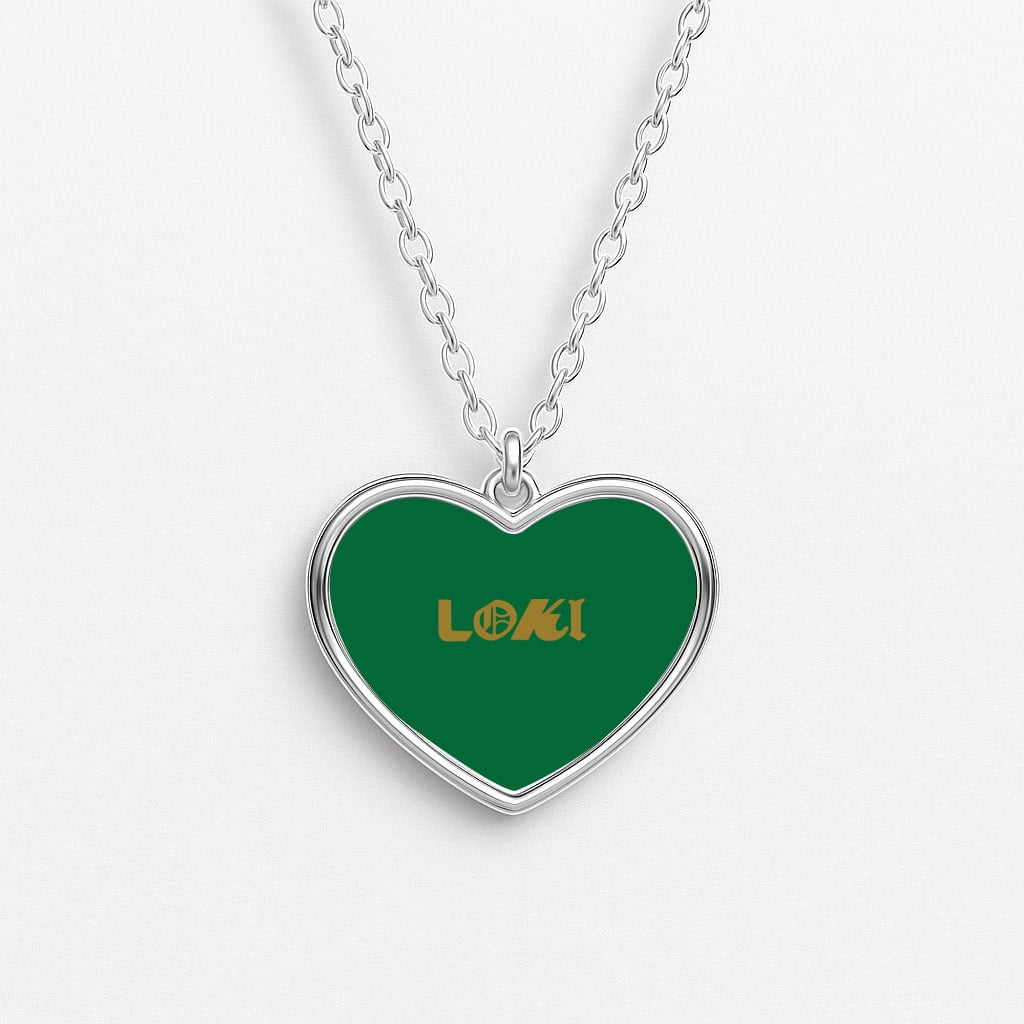 Logo Heart Necklace