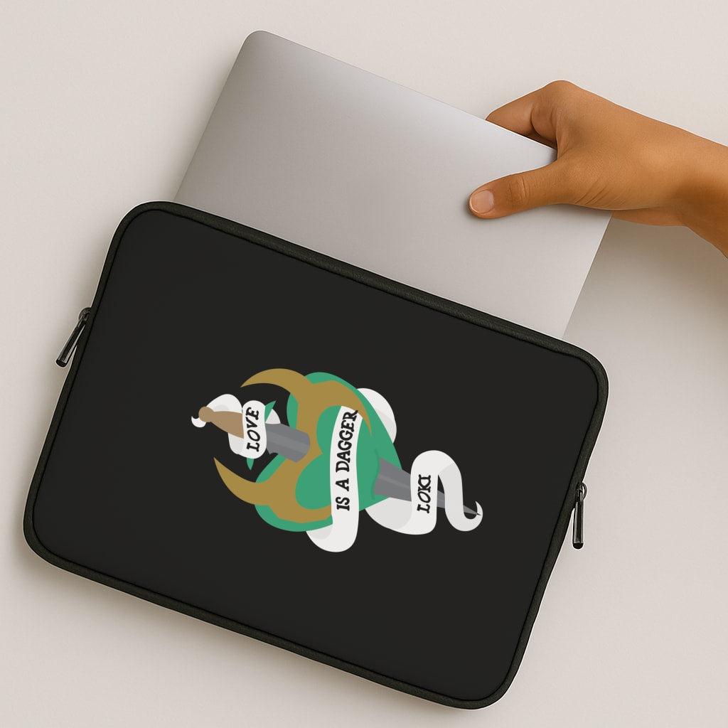 Love Is A Dagger MacBook Case