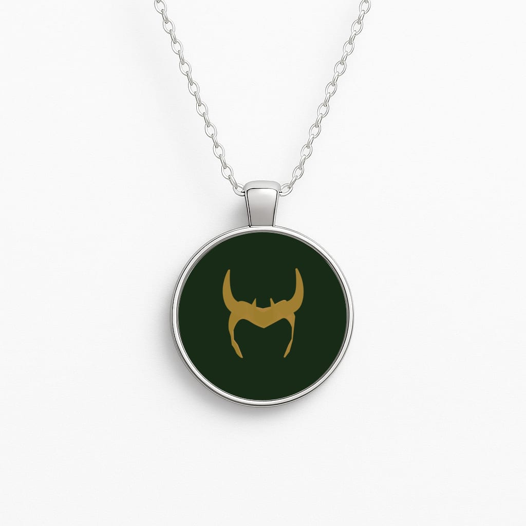 The Horned Helmet Circle Necklace