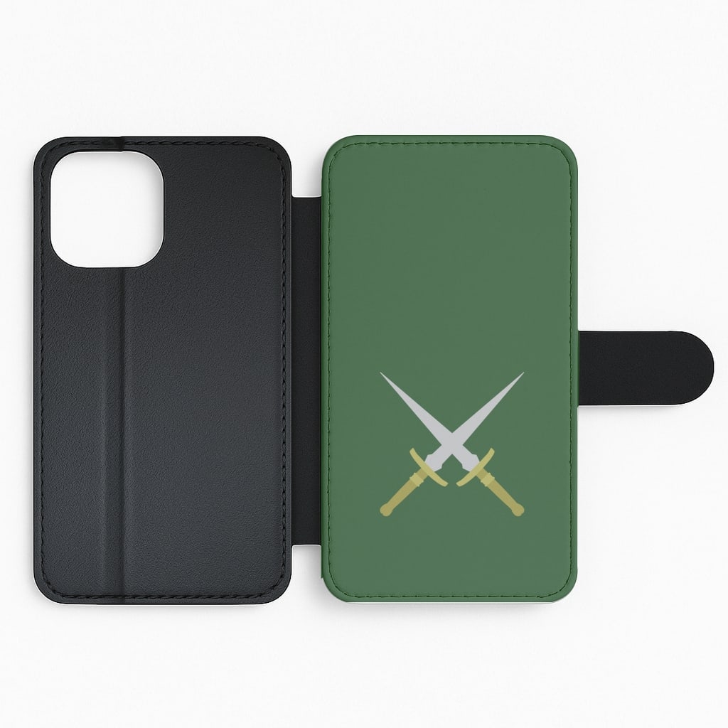 Double Daggers Flip Phone Case