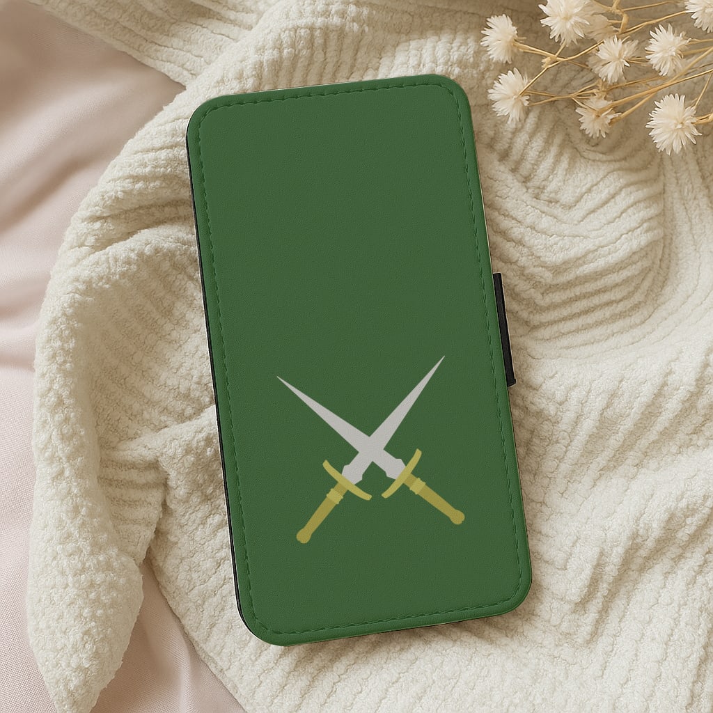 Double Daggers Wallet Phone Case