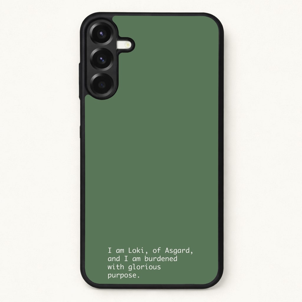 Burdened With Glorious Purpose Phone Case for Galaxy A37