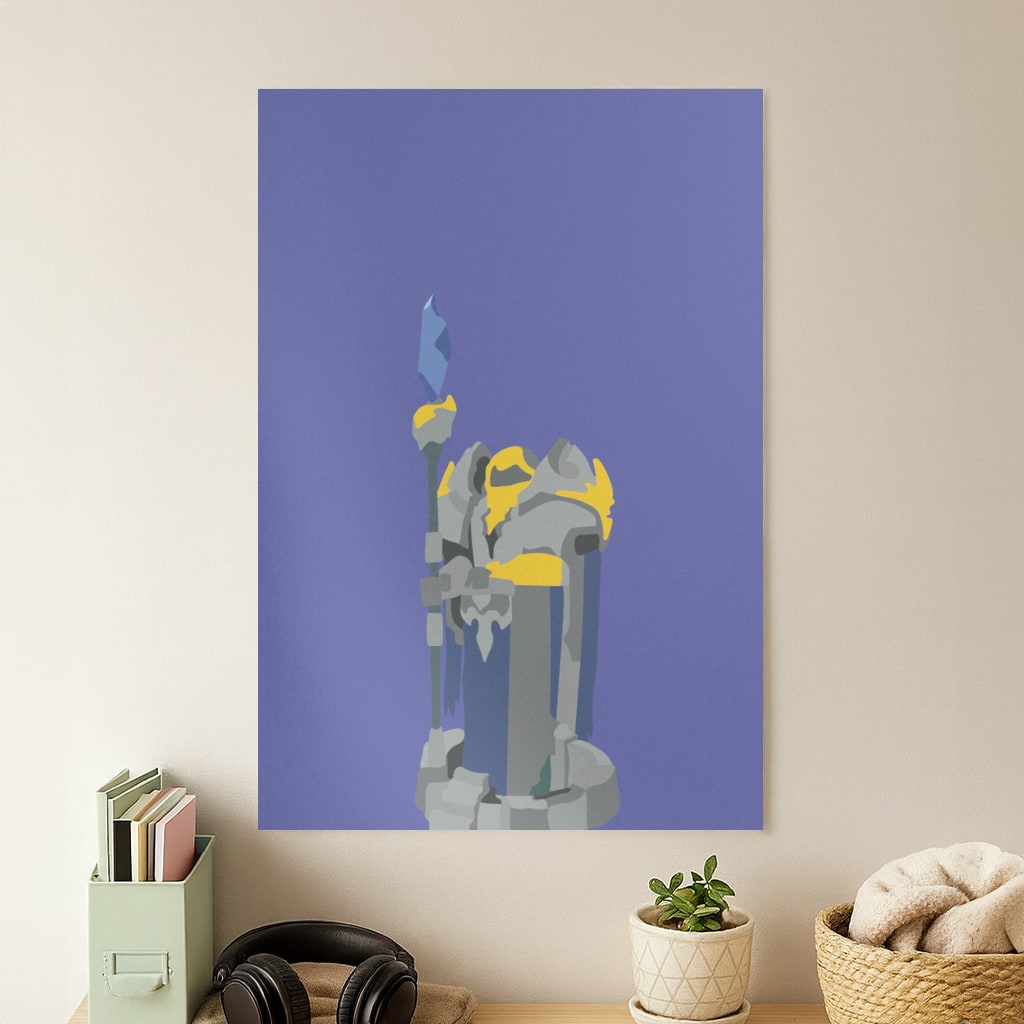 Turret Blue - League Of Legends Poster