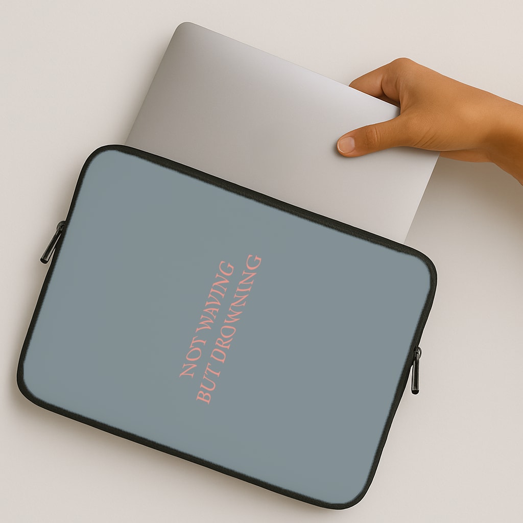Not Waving But Drowning - MacBook Case