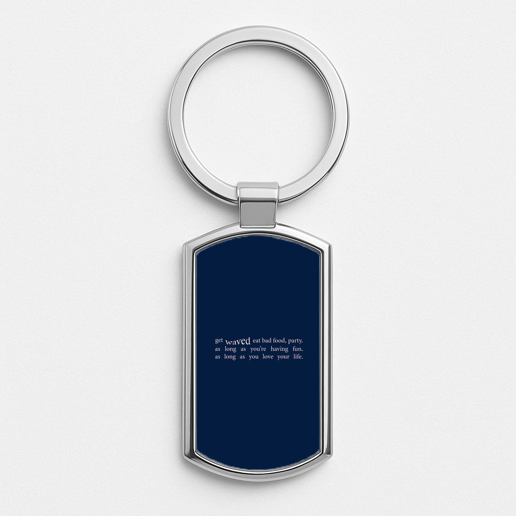 There's More To Life - Silver Keyring