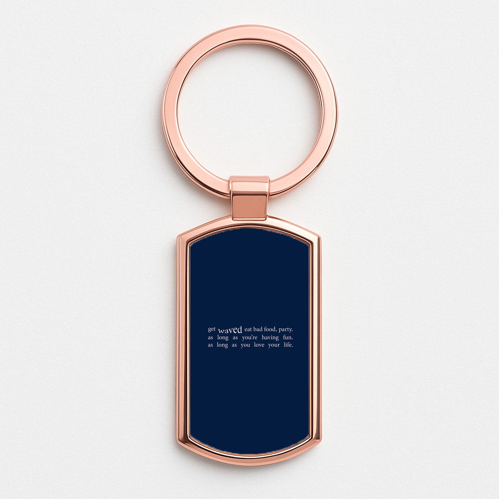 There's More To Life - Rose Gold Keyring
