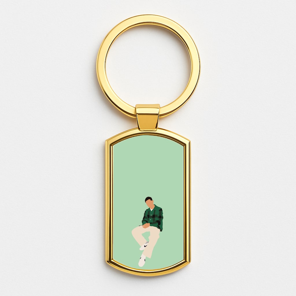 Green LoyleGold Keyring
