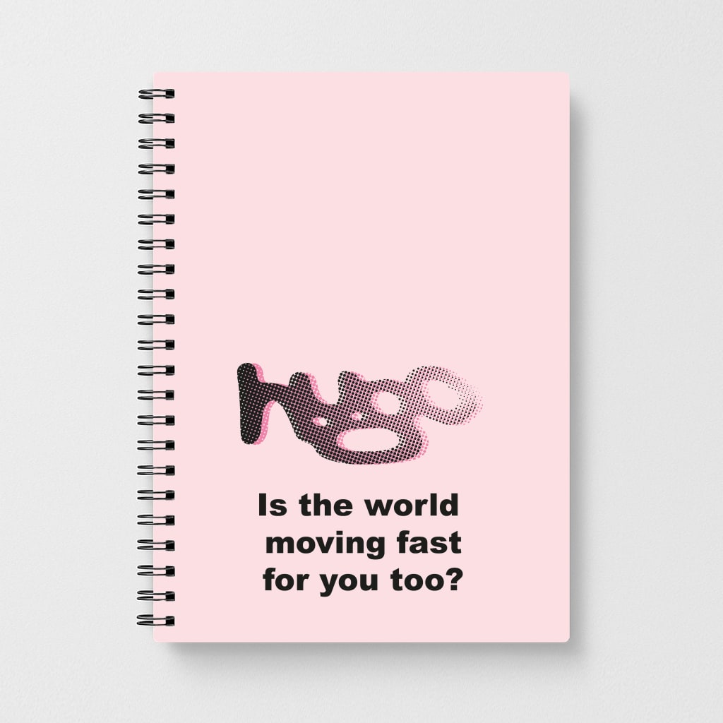 Pink Hugo - Notebook