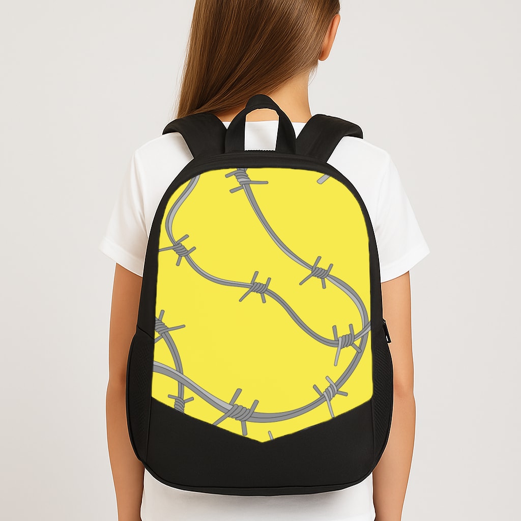 Barbed Wire - Post School Bag