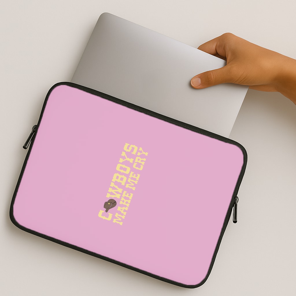 Cowboys Make Me Cry - Post MacBook Case