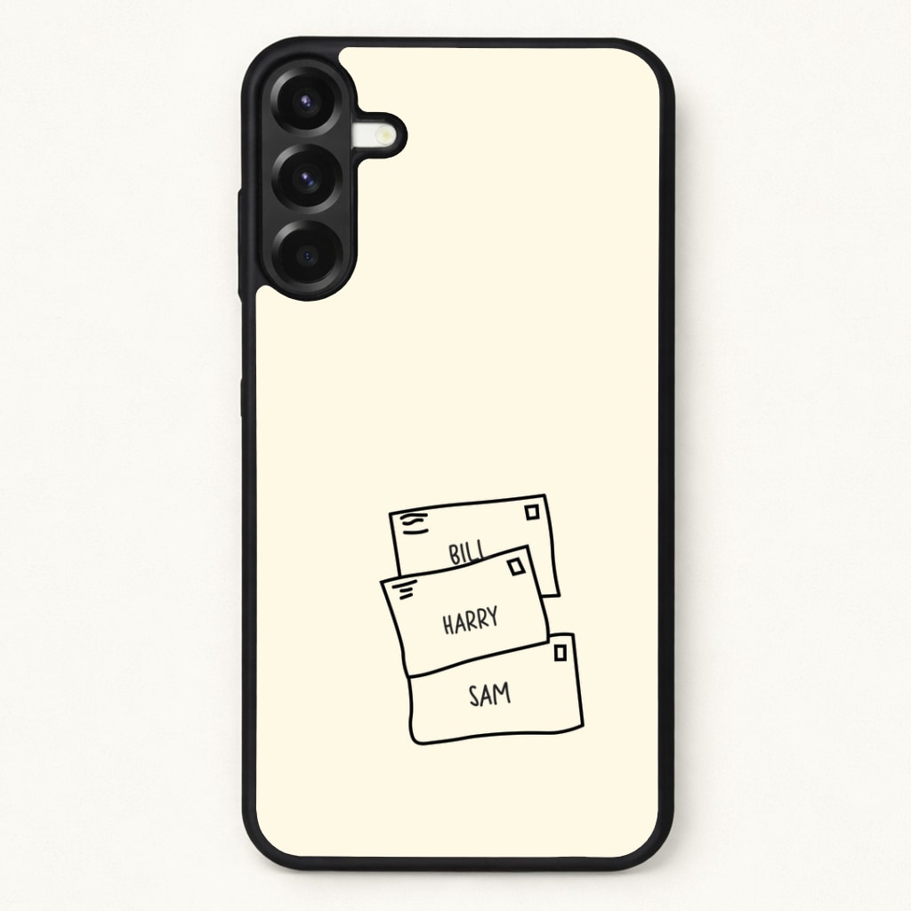 Bill, Harry And Sam Phone Case for Galaxy A37