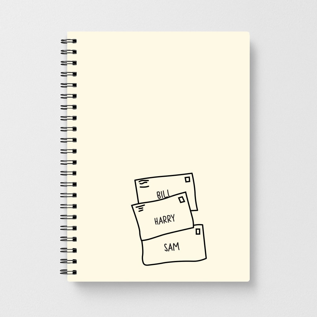 Bill, Harry And Sam Notebook