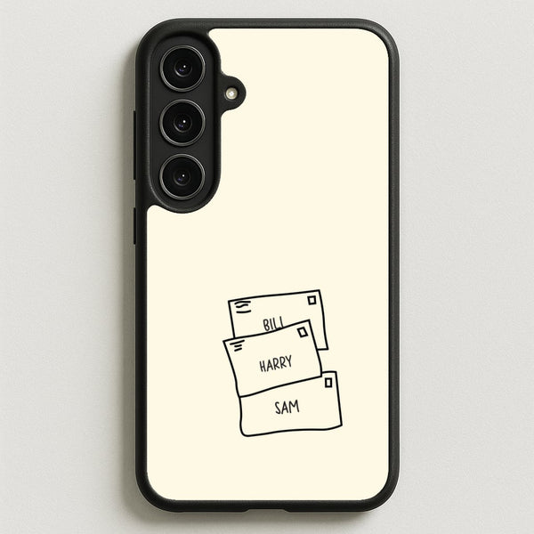 Bill, Harry And Sam Phone Case for Galaxy S25FE