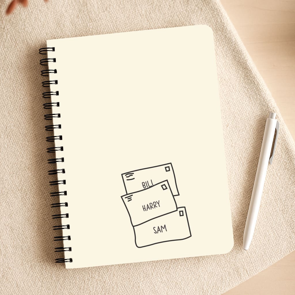 Bill, Harry And Sam Notepad