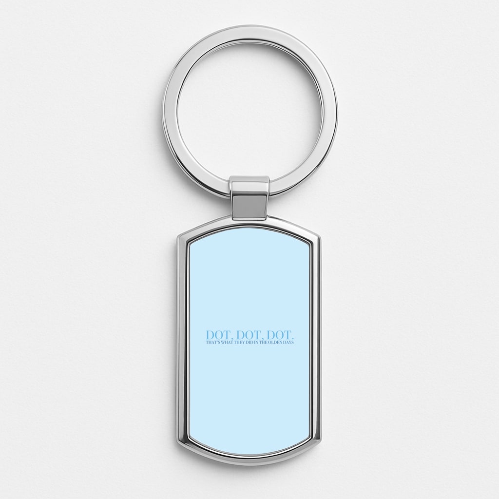 Dot, Dot, Dot Luxury Keyring