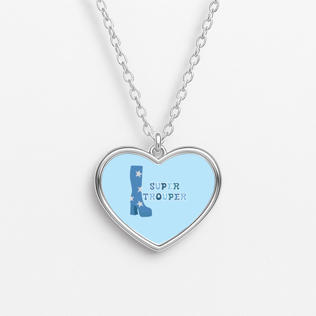 Super Trouper Heart Necklace