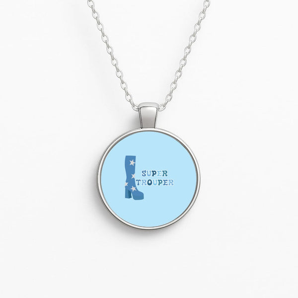Super Trouper Circle Necklace