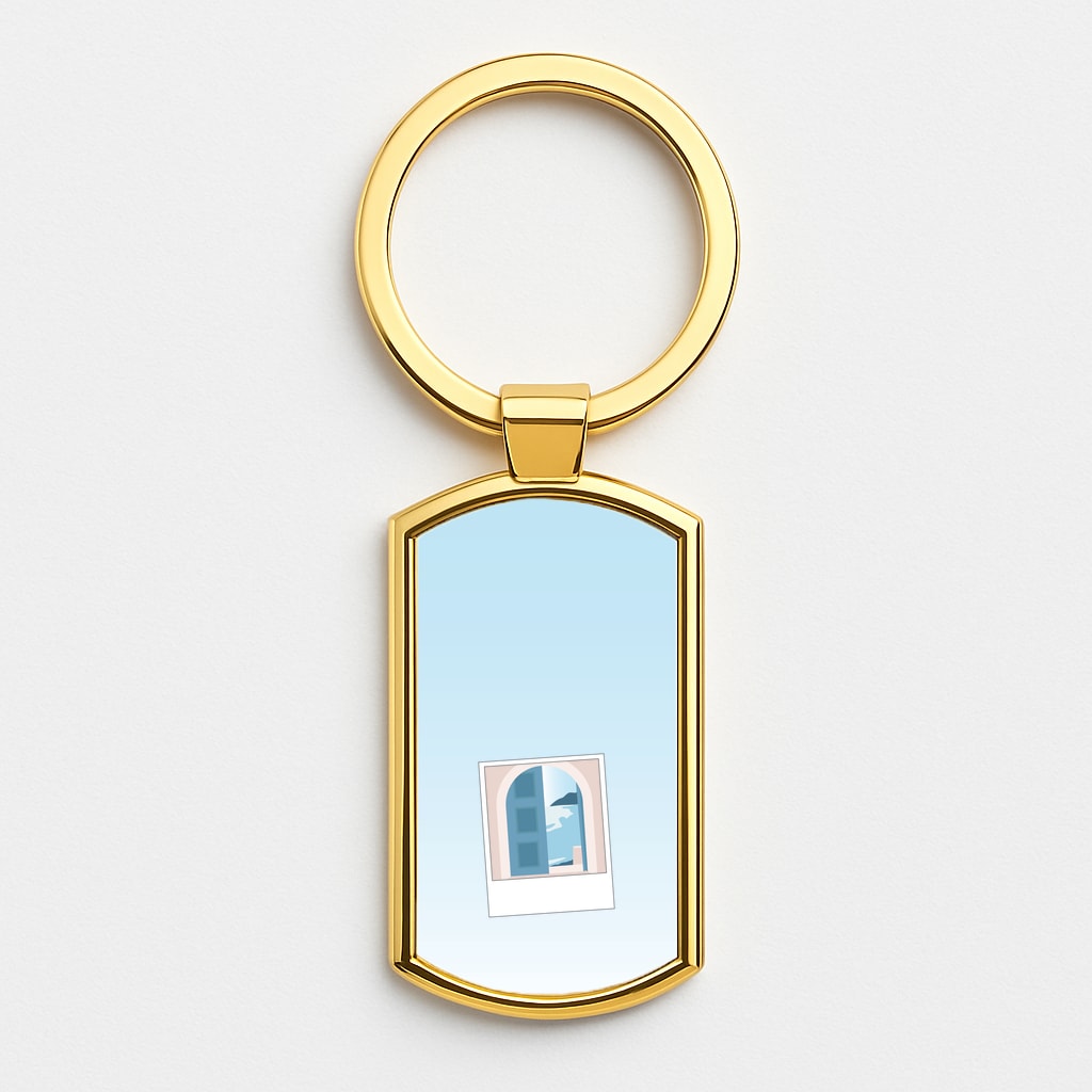 The Balcony - Mamma Mia Gold Keyring