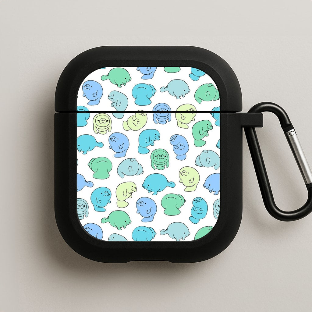 Manatee Party AirPods Case