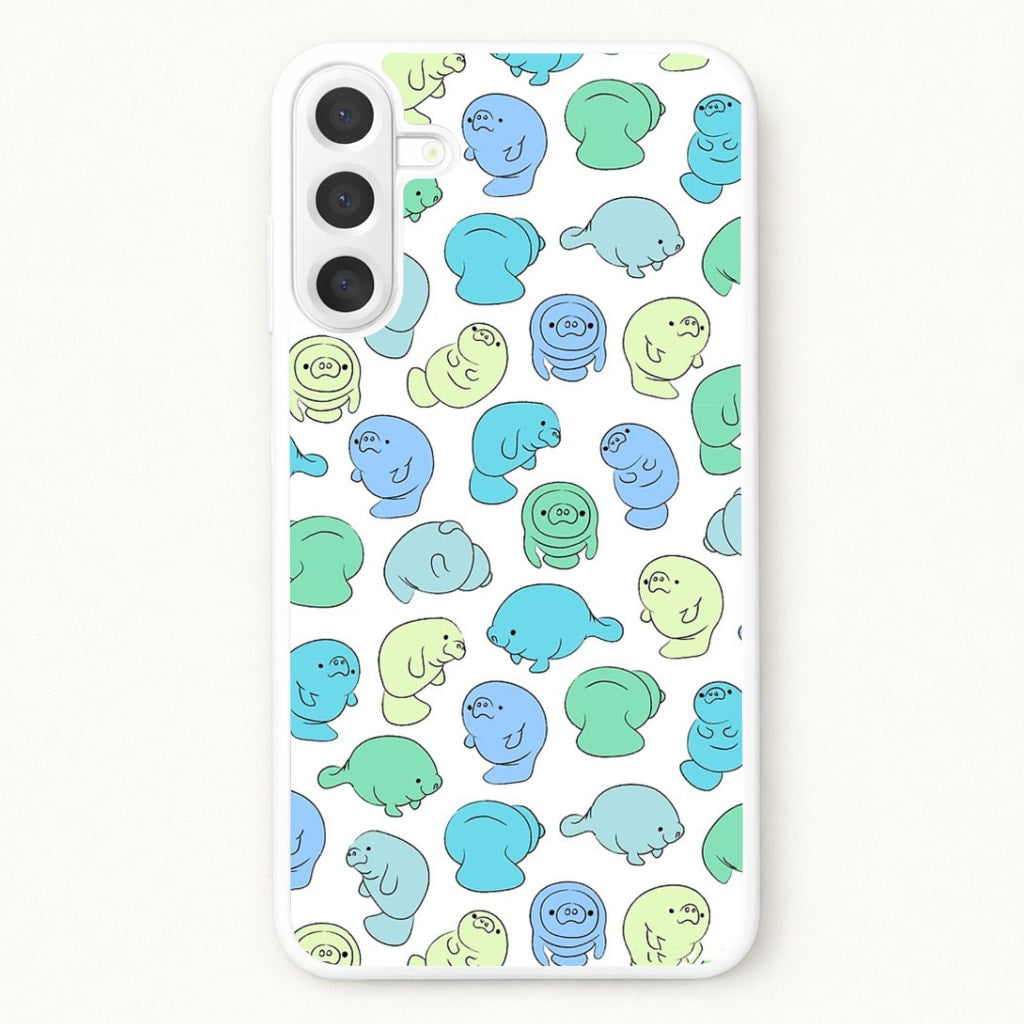 Manatee Party Phone Case for Galaxy A17
