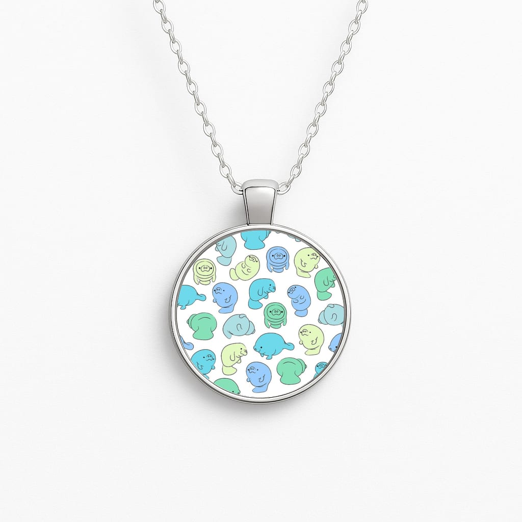Manatee Party Circle Necklace