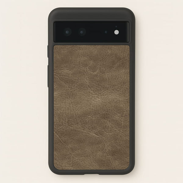 Tan Leather Phone Case - Google Pixel 6 / Standard