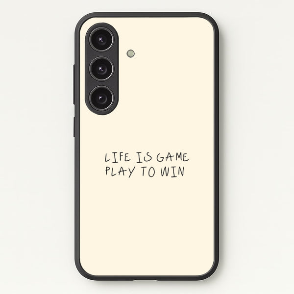 Life Is A Game Phone Case - Galaxy S25 Plus / Standard